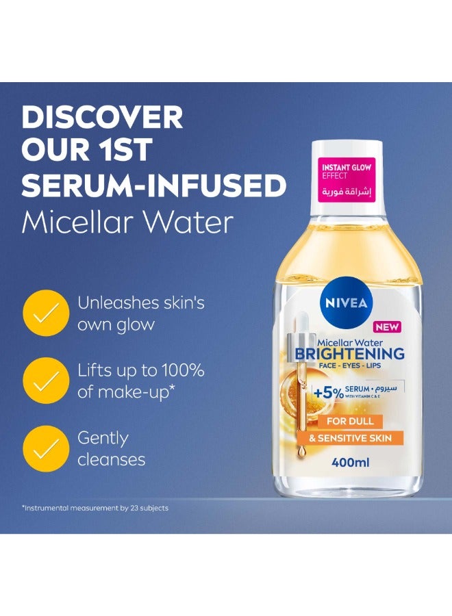 Nivea Micellar Water Brightening Makeup Remover 400ml - Image 3