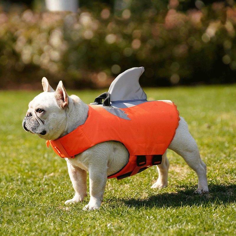 Dogs Pool Vests for Beach Pool Swimming & Boating Suit with Handle Costume Swimsuit with Handle Dog Life Vest for Swimming - Image 2