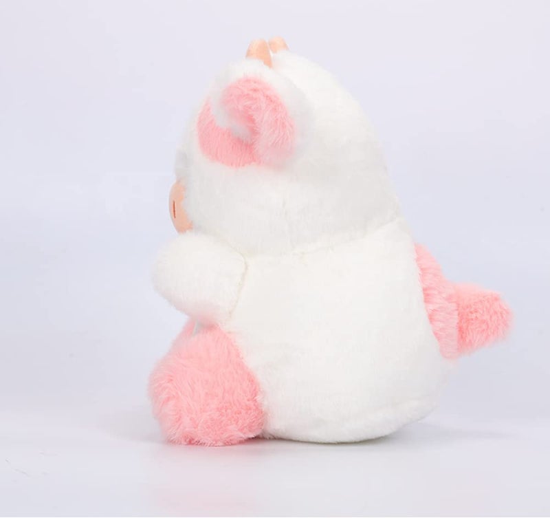 GracesDawn Cow Plush Toy, Plush Pillow Cow Toy, Palm Cows Plush Stuffed Animal Toy, Cartoon Cute Pink Cow Plush Toy, 7.8 inches high - Image 3