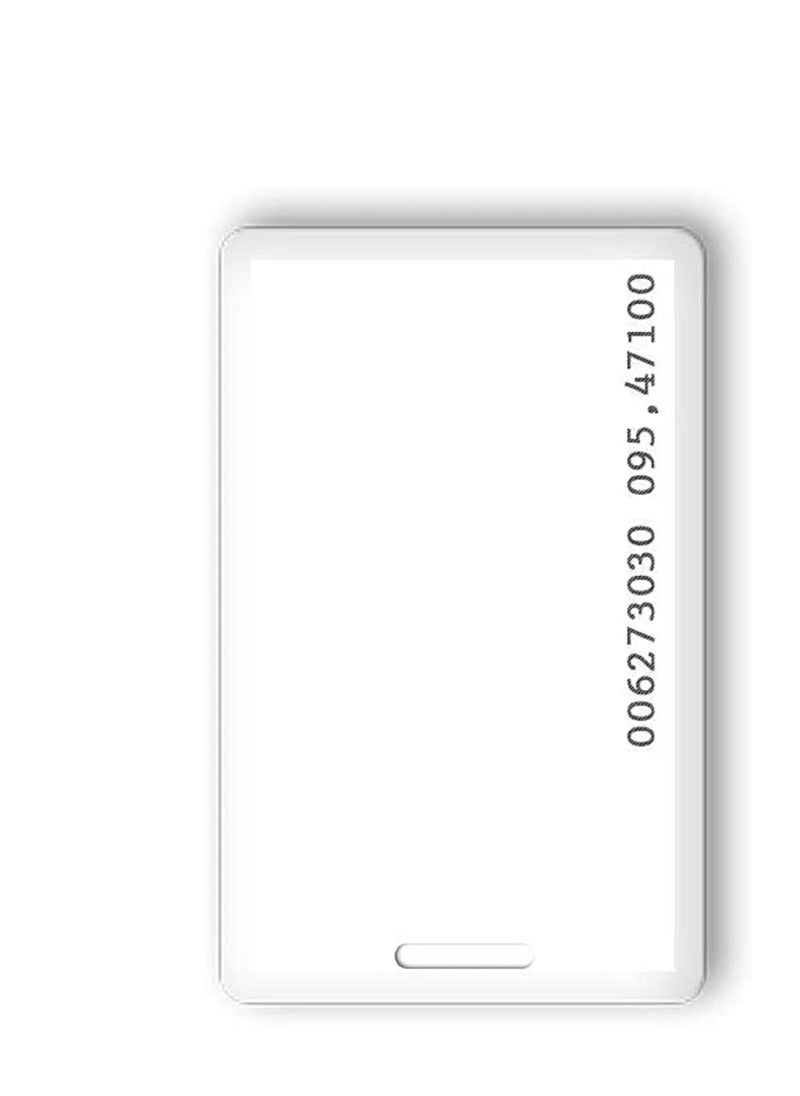 althiqahkey RFID 125khz Proximity clamshell ID thick card TK4100(number printed card) compatible with EM4100 support ID Smart card entry access control system,key card,membership card (Not for Copy) 200  pieces  - Image 2