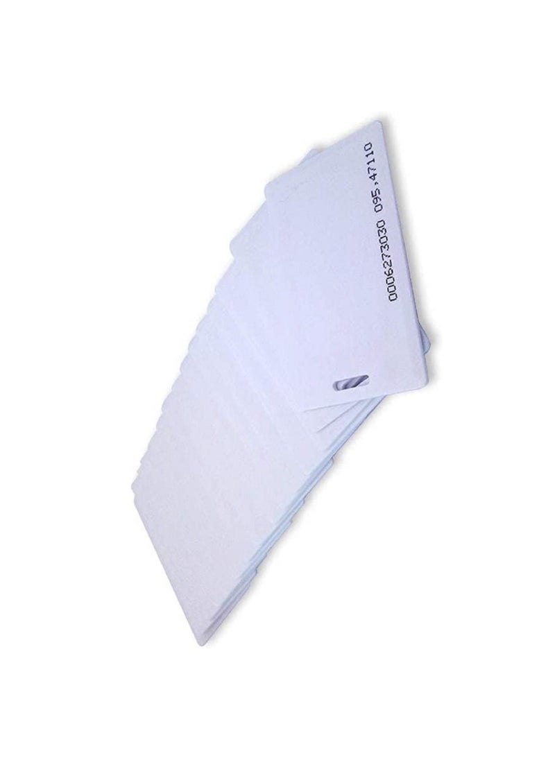 althiqahkey RFID 125khz Proximity clamshell ID thick card TK4100(number printed card) compatible with EM4100 support ID Smart card entry access control system,key card,membership card (Not for Copy) 200  pieces  - Image 3