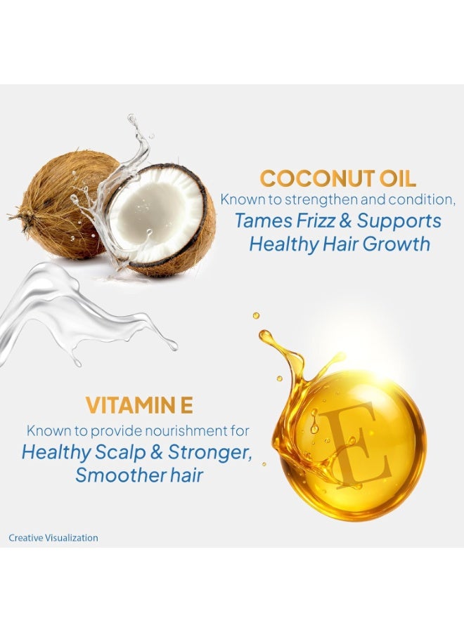 Bajaj Gold Coconut Hair Oil, Enriched With Vitamin E, 500ml - Image 3