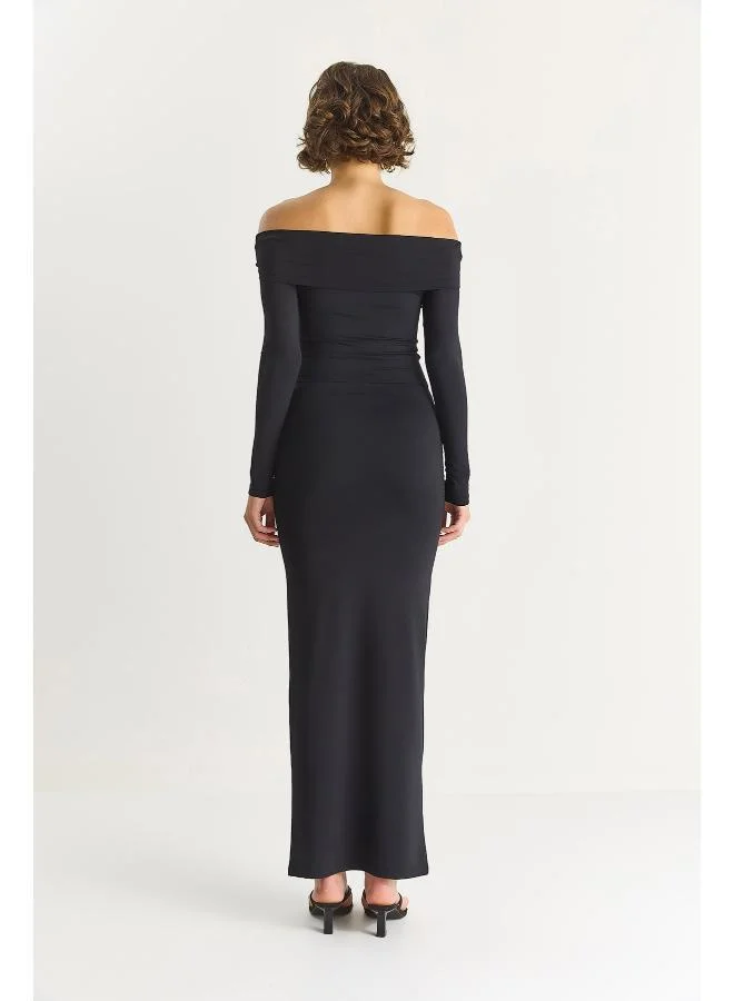 Ginger Off Shoulder Ruched Top & Skirt Coord Set