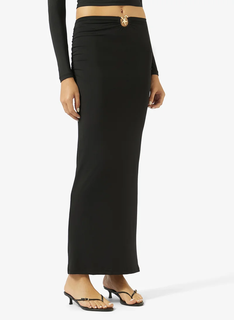 Ginger  Off Shoulder Ruched Top & Skirt Coord Set for Women | Best Price UAE