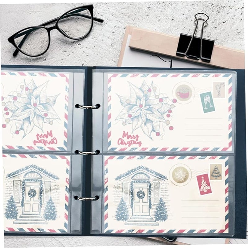 Tehaux PVC Banknote Holder Sleeves Money Bag Protective Pouches for Coins Stamps 2 Pack - Image 3