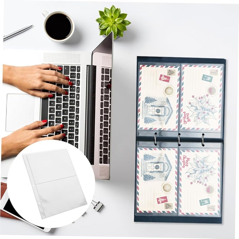 Tehaux PVC Banknote Holder Sleeves Money Bag Protective Pouches for Coins Stamps 2 Pack - Image 5