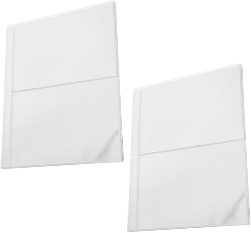 Tehaux PVC Banknote Holder Sleeves Money Bag Protective Pouches for Coins Stamps 2 Pack - Image 2