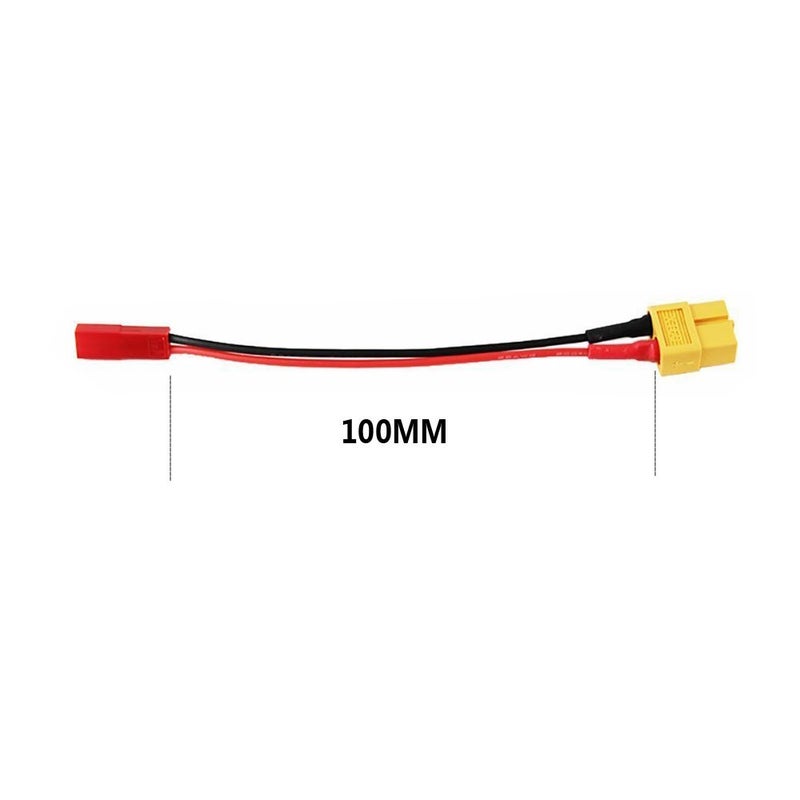 FLY RC 3pcs XT60 Female to JST Female Charging Adapter Lead Wire for Plane Car Helicopter Charger - Image 3