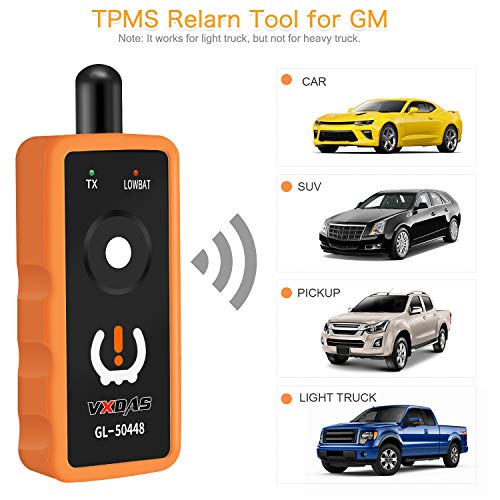 VXDAS أداة إعادة تعلم TPMS VXDAS GL50448 متوافقة مع GM شيفروليه أداة إعادة تعيين وتنشيط مستشعر ضغط الإطارات OEC-T5 لمركبات GM / بويك / شيفروليه / كاديلاك / نيسان / السلسلة 2024 - Image 2