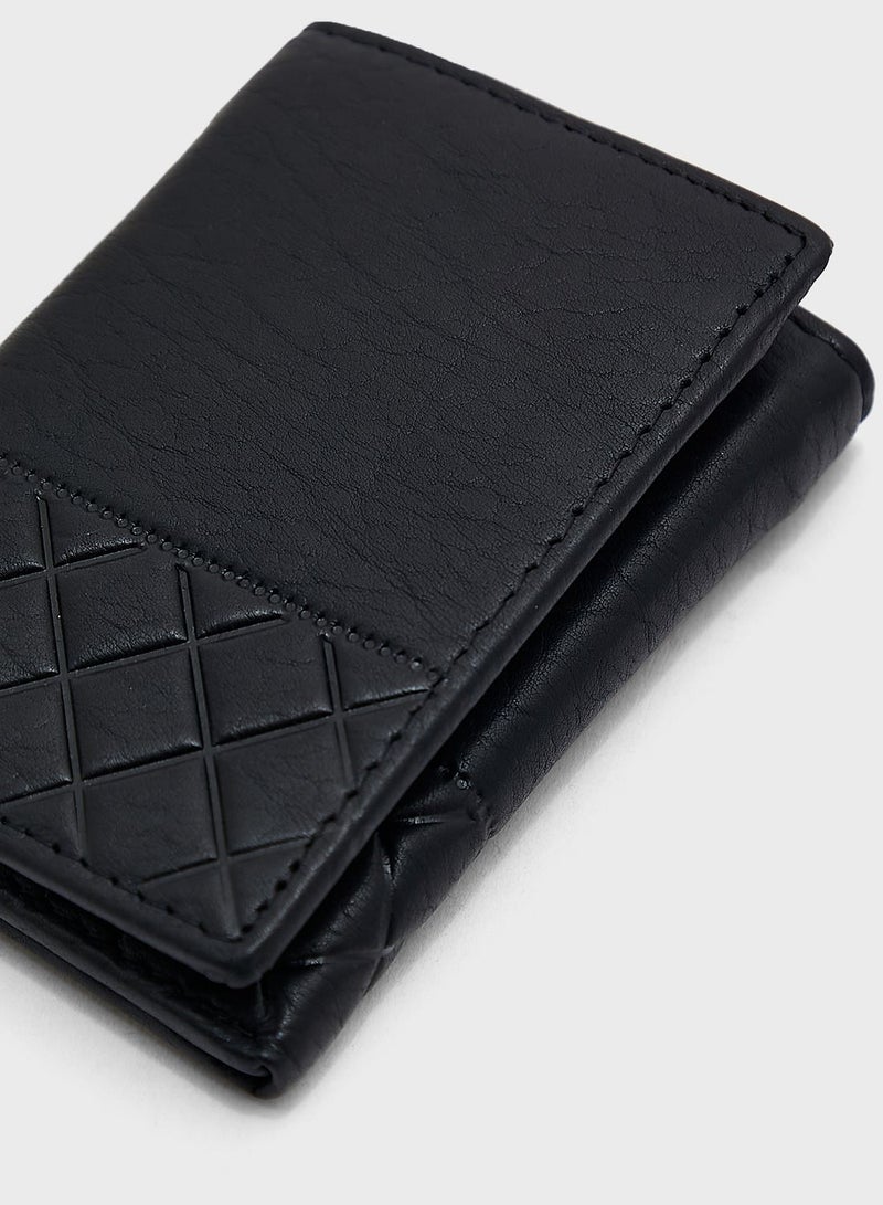 Robert Wood Genuine Leather Tri Fold Wallet  - Image 4