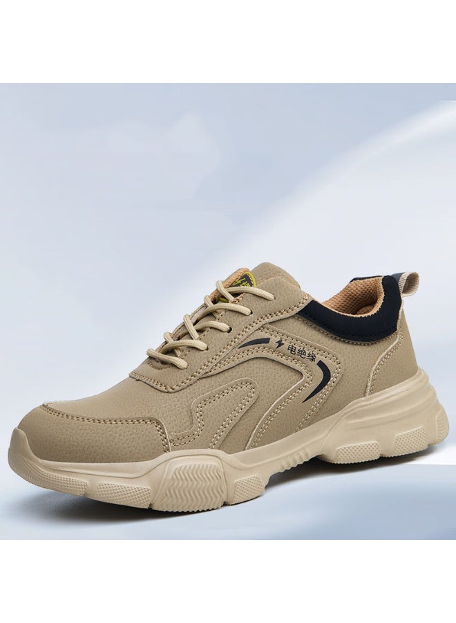 NIBEMINENT Men's Breathable Safety Work Shoes – Summer Puncture-Proof Sneakers with Composite Toe & Insulating Protection - Image 1