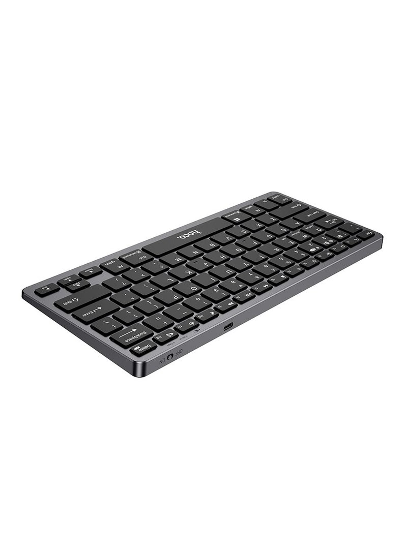 hoco. - hoco GM32 Wisdom Wireless Dual-Mode Keyboard (English Version) – 2.4G + Bluetooth 5.0, 50-Hour Usage, Compact Design - Image 1