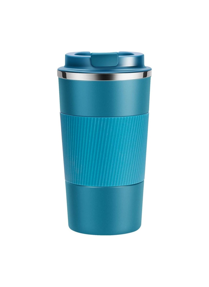 LA' PRECIOUS - 510ml Travel Mug Reusable Insulated Coffee Cup Vacuum Insulation Stainless Steel Thermal Coffee Mug for Hot Cold Drinks - Image 1
