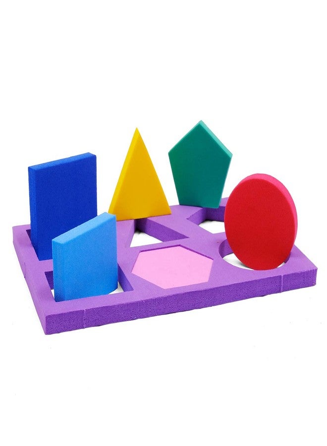 SquareDrop 2D Shape - Mathematics - Sorting - Geometry Brain Boosting Mathematical Activities for Age 5+ Years Old Kids - Do It Yourself Mathematics Activity Kit - Image 1