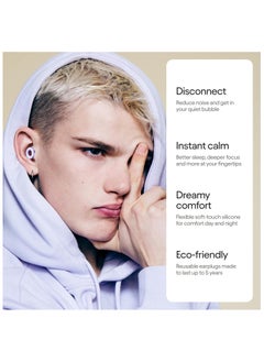 Generic Loop Quiet 2 Ear Plugs – Ultra-Comfy Reusable Noise-Reducing Earplugs For Sleep, Deep Focus, Travel, Noise Sensitivity | Flexible Hearing Protection | Customizable Fit | 24dB (SNR) Noise Reduction  - Image 4