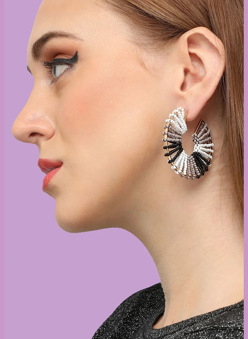 SOHI Gold Plated Party Designer Drop Earring For Women