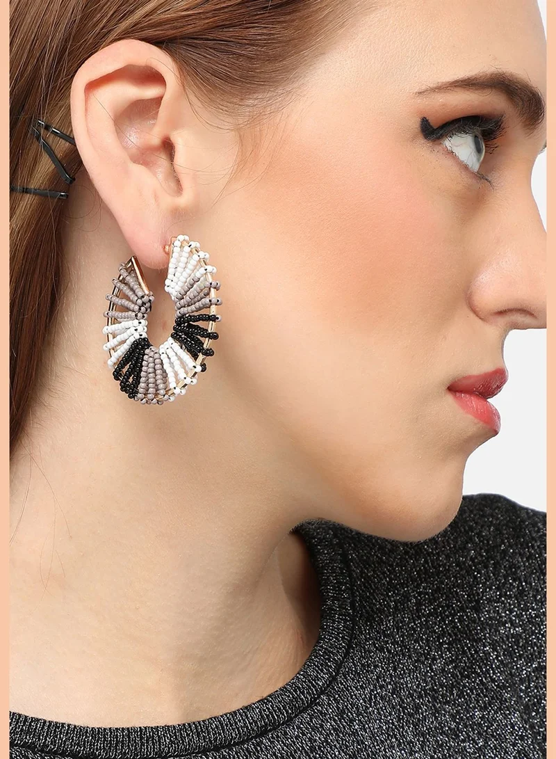 SOHI Gold Plated Party Designer Drop Earring For Women