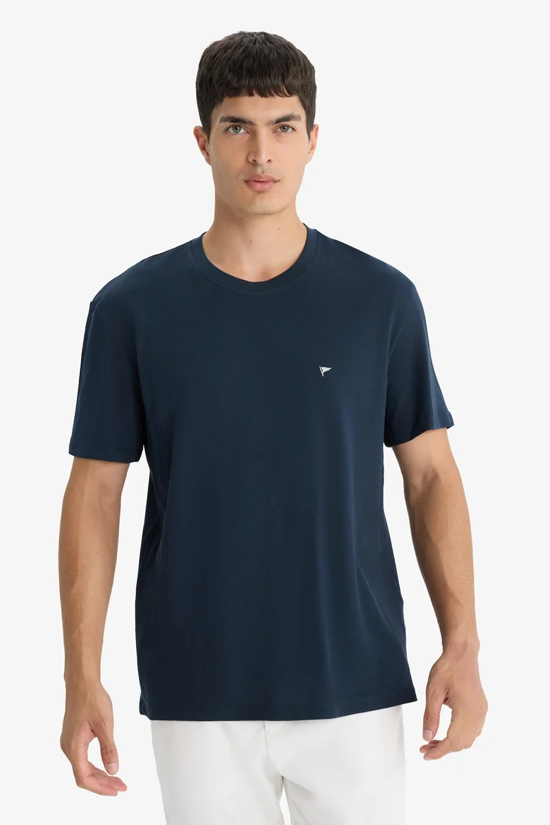 Defacto  Pique Short Sleeve T-Shirt for Men | Best Price UAE