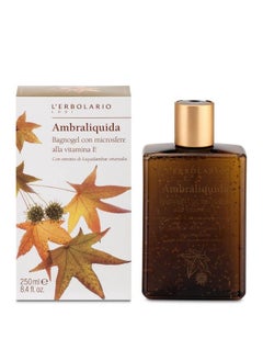 L'Erbolario Lerbolario Ambraliquida Bath Gel With Vitamin E Microspheres For Unisex 8.4 Oz Shower Gel  - Image 1