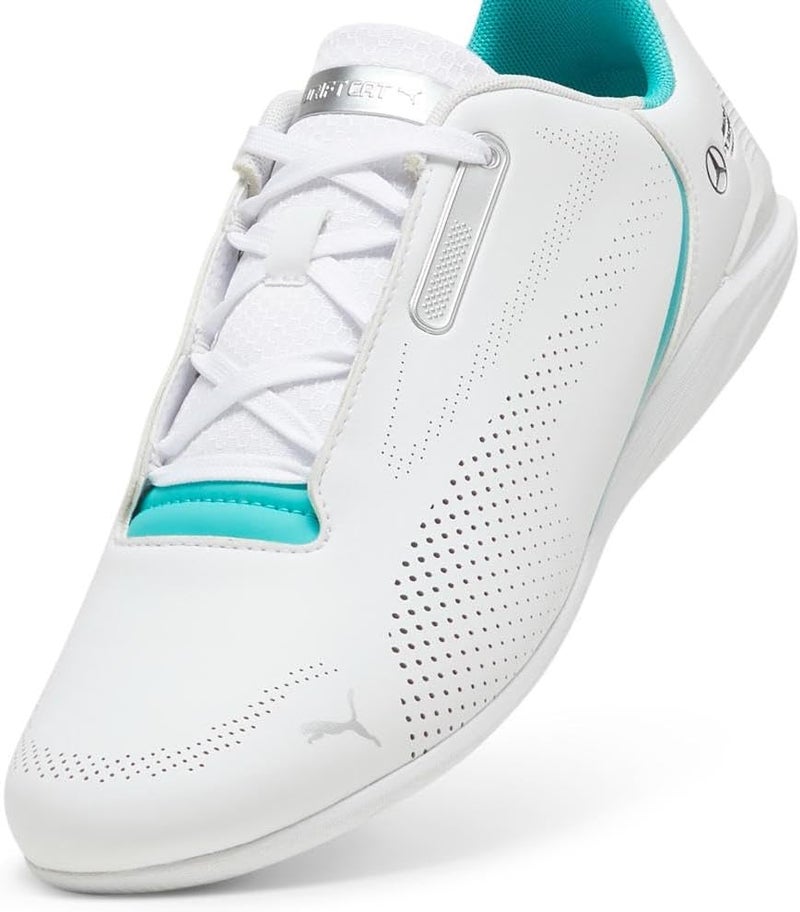 PUMA Men's Mercedes AMG Petronas F1 Cdrift Cat Decima 2.0 Sneaker, White-Sheen Green - Image 2