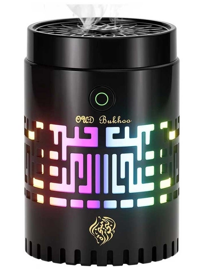 Oud Bukhoor Electric Oud Incense Burner With Quran Speaker Remote Control  - Image 1