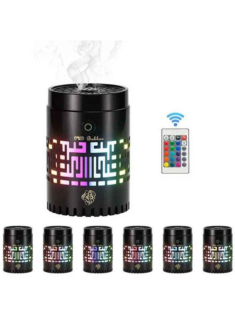 Oud Bukhoor Electric Oud Incense Burner With Quran Speaker Remote Control  - Image 3