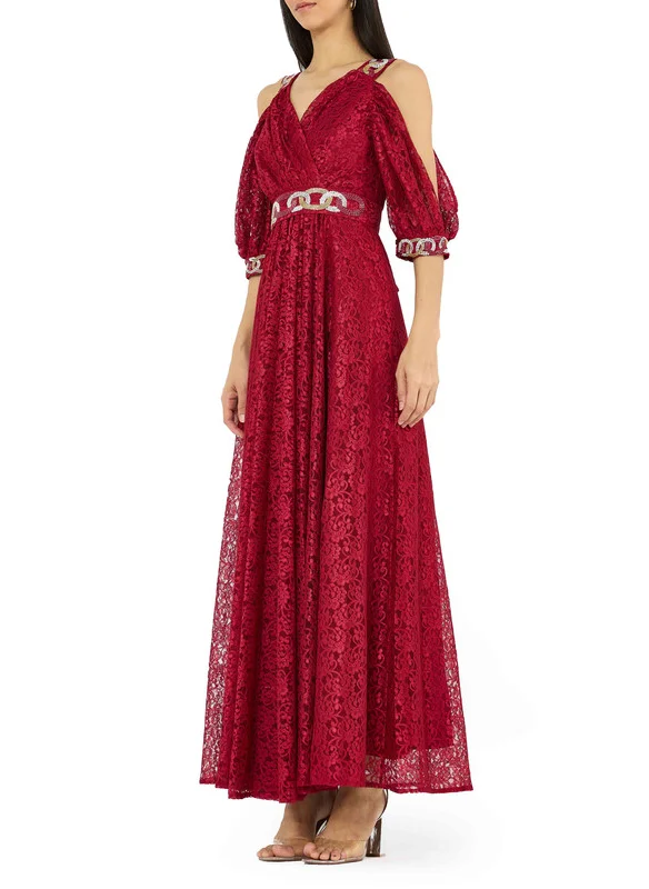 امري Embellished Lace Dress