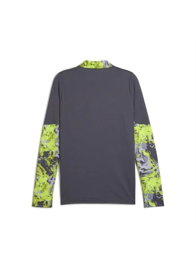 Puma Galactic Gray IndividualCUP Quarter-Zip Football Top Men for Men | Best Price UAE