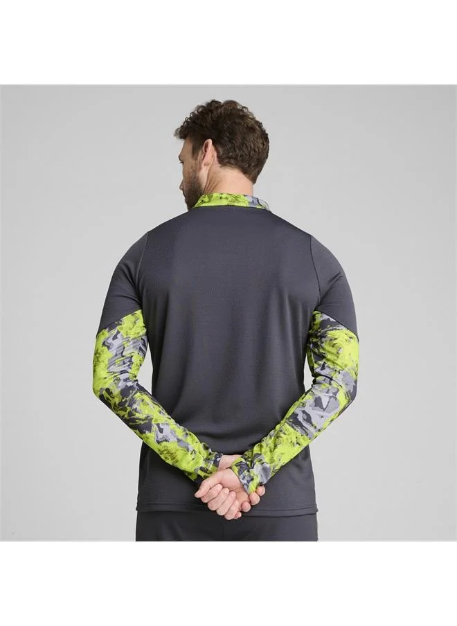 Puma Galactic Gray IndividualCUP Quarter-Zip Football Top Men for Men | Best Price UAE
