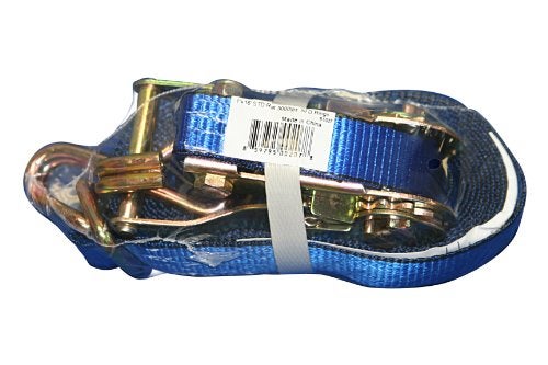 Everest Premium Ratchet Tie Down – 1 PK – 1 IN – 16 FT – 1000 LBS Working Load – 3000 LBS Break Strength – Cambuckle Alternative – Cargo Straps Perfect for Moving Appliances, Lawn Equipment and Motorcycles - Image 4