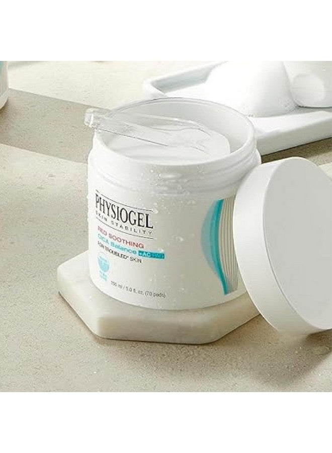 Physiogel Physiogel Red Soothing Cica Balance Calming Toner Pad for Men & Women, Gentle Exfoliating & Skin Soothing, Cica, BHA Salicylic Acid, Niacinamide, For Sensitive & Acne Prone Skin - 70pcs - Image 4