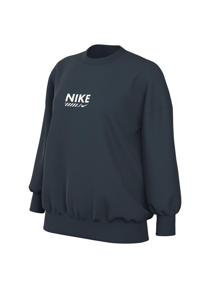 Nike Nsw Fleece Oversized Sweatshirt - Image 1