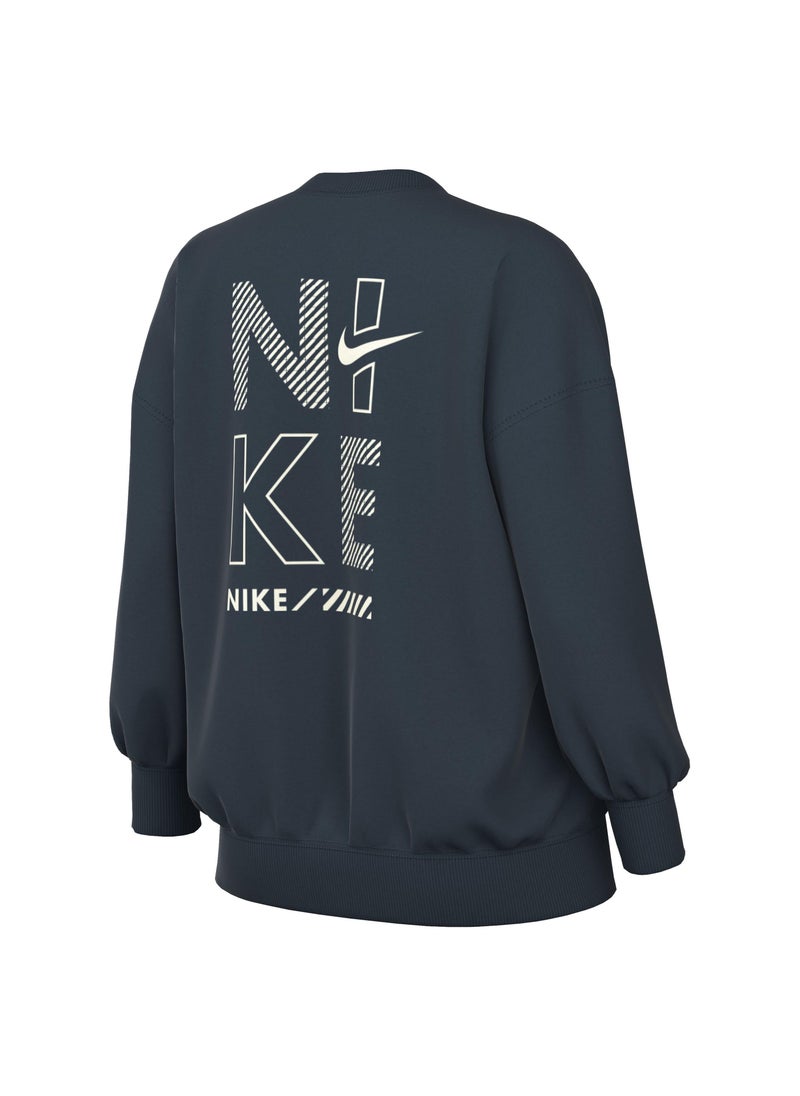 Nike Nsw Fleece Oversized Sweatshirt - Image 2