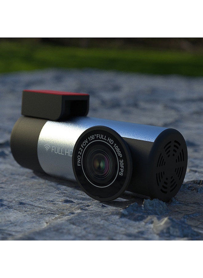 Generic - Car DVR Dash Camera 150° Wide-Angle Driving Recorder Dashcam Built-in WiFi Support Night-Vision Loop Recording Voice Reminder - Image 1