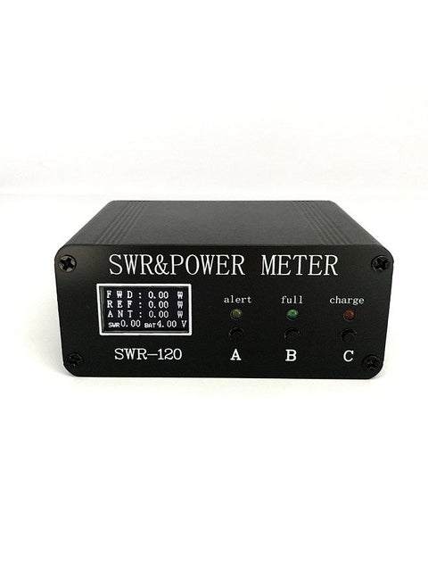 SWR-120 1.8MHz-50MHz 0.5W-120W Standing Wavemeter OLED Digital Display SWR HF Shortwaves Meters Power Watt Meter