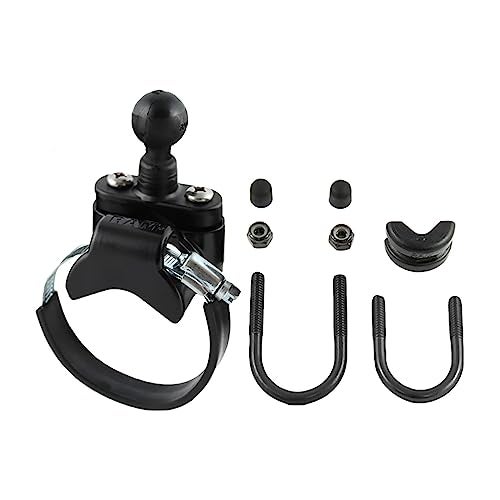 RAM Mounts RAM-B-231Z-2U ATV/UTV Ball Base for Rails up to 3.15" in Diameter with B Size 1" Ball - Image 1