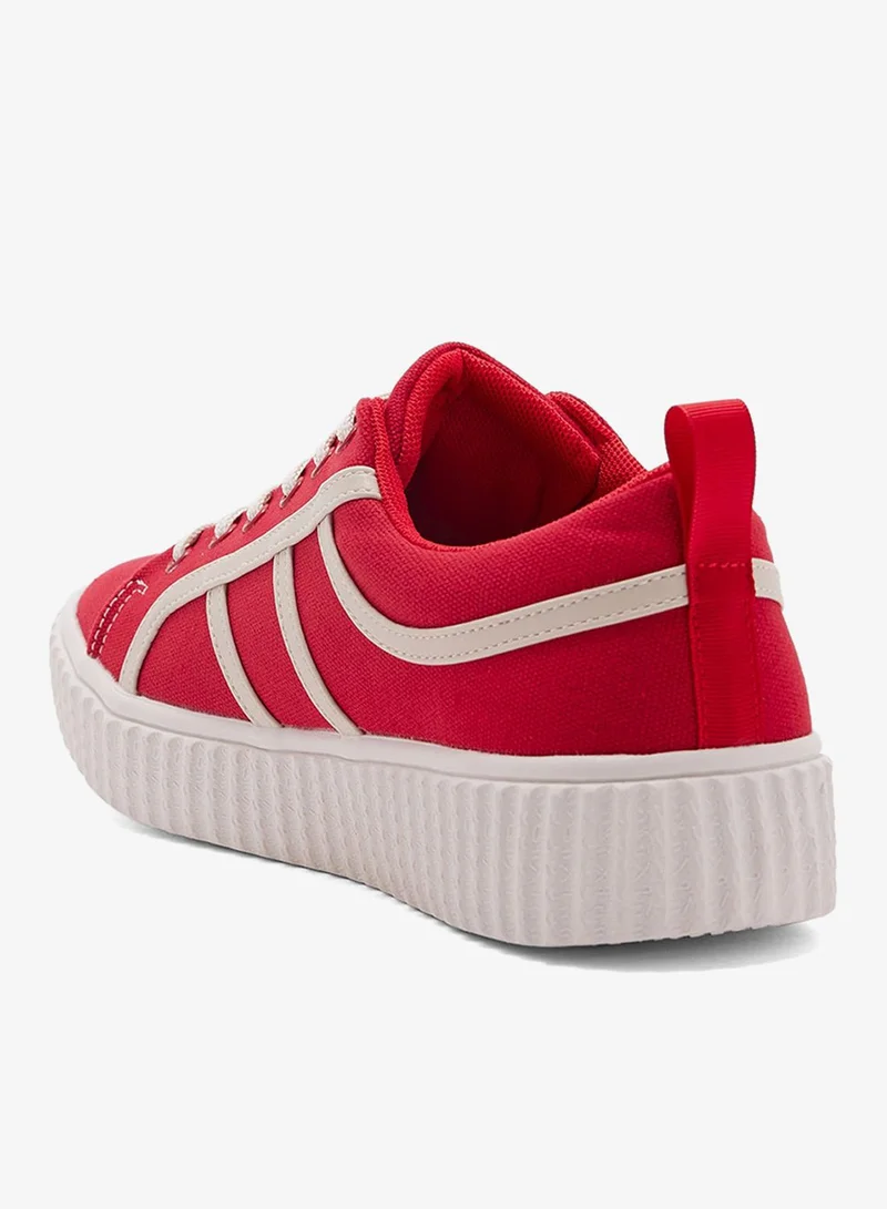 Ginger Contrast Panel Chunky Sneakers