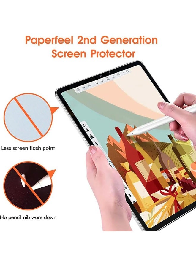 1Pack Matte Screen Protector for Lenovo Idea Tab Pro/Lenovo Yoga Tab Plus/Lenovo Tab P12 12.7 inch, Paper Gloss Anti-Glare Matte Screen Protectors, Drawing, Writing with The Stylus Pen Like on Paper - Image 2