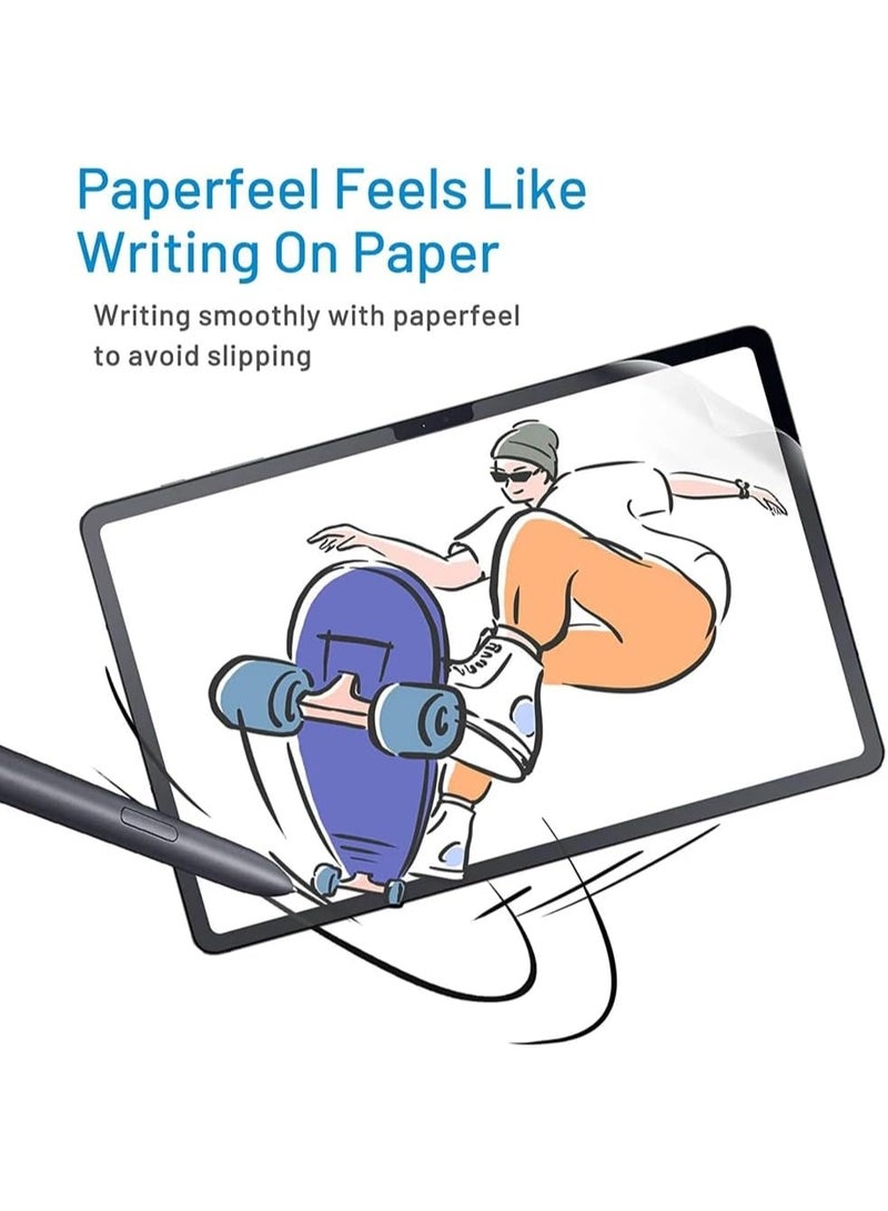 1Pack Matte Screen Protector for Lenovo Idea Tab Pro/Lenovo Yoga Tab Plus/Lenovo Tab P12 12.7 inch, Paper Gloss Anti-Glare Matte Screen Protectors, Drawing, Writing with The Stylus Pen Like on Paper - Image 4
