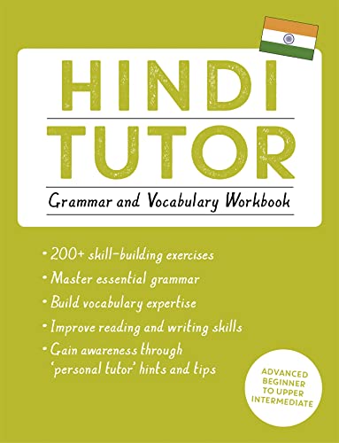 Hindi Tutor Grammar And Vocabulary Workbook Learn Hindi With Teach Yourself Advanced Beginner To 