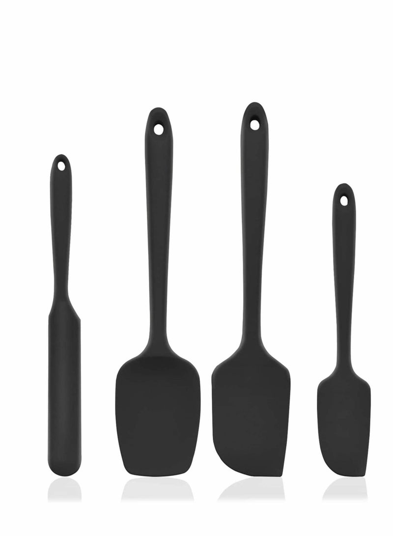 Y&D Rubber Spatula Premium Silicone Set High Heat Resistant to 600°F, Hygienic One Piece Design, Non Stick Cooking Utensil - Image 1