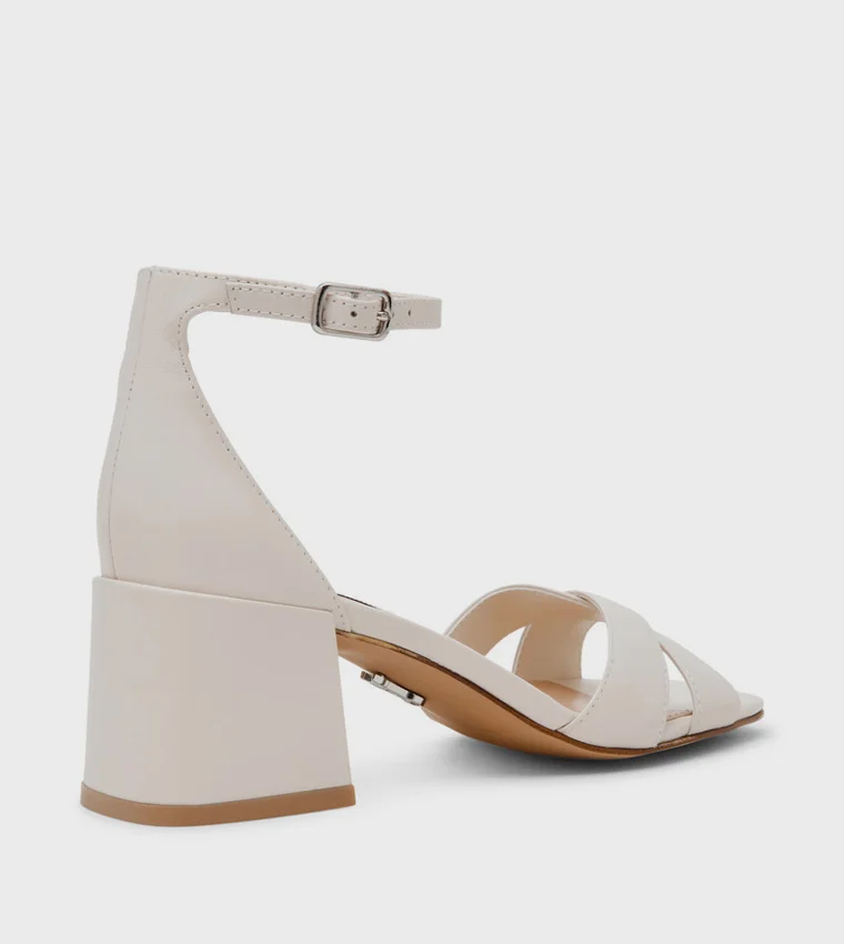 ستيف مادن Fergie Textured Ankle Strap Heeled Sandals