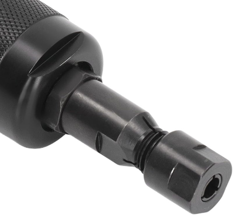 Pneumatic Die Grinder, Air Powered Grinder Tool with 6mm Chuck, High Speed 24000 RPM Alloy Steel Air Grinder for Metal Trimming, Deburring and Polishing (Japanese Style) - Image 4