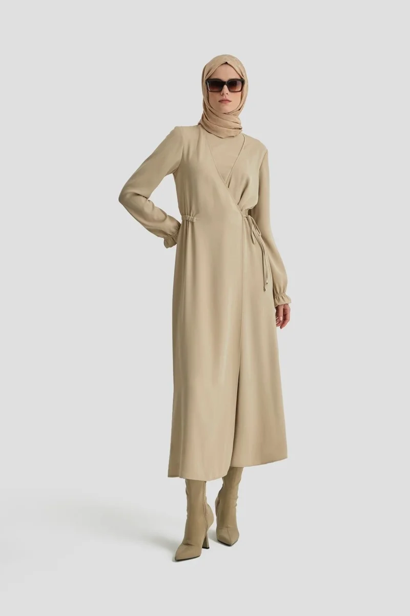 ARMINE Wrap Dress Medium9230 Beige