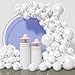 KAWKALSH Pearl White Balloons Different Sizes for Garland Arch 134pcs Premium Party Latex Balloons for Birthday Party Graduation Wedding Anniversary Baby Shower Party Decoration - Image 3