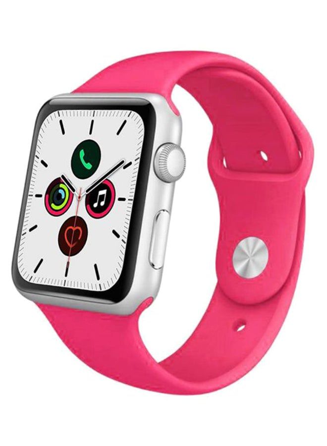 vesus Replacement Band For Apple iWatch Series 5/4/3/2/1 42-44mm Rose Red