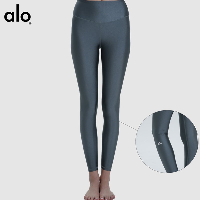 ALO Yoga Pants Summer Breathable Ice Silk Running Fitness Pants - Image 1