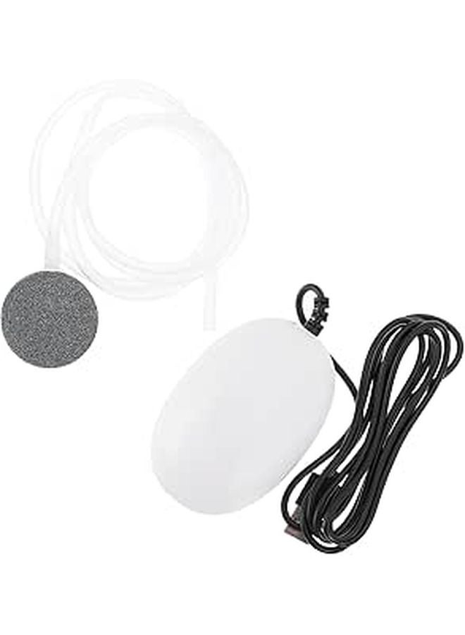 Small USB Aquarium Air Pump Silent Portable Oxygen Bubbler with Tubing and Air Stone - Image 1