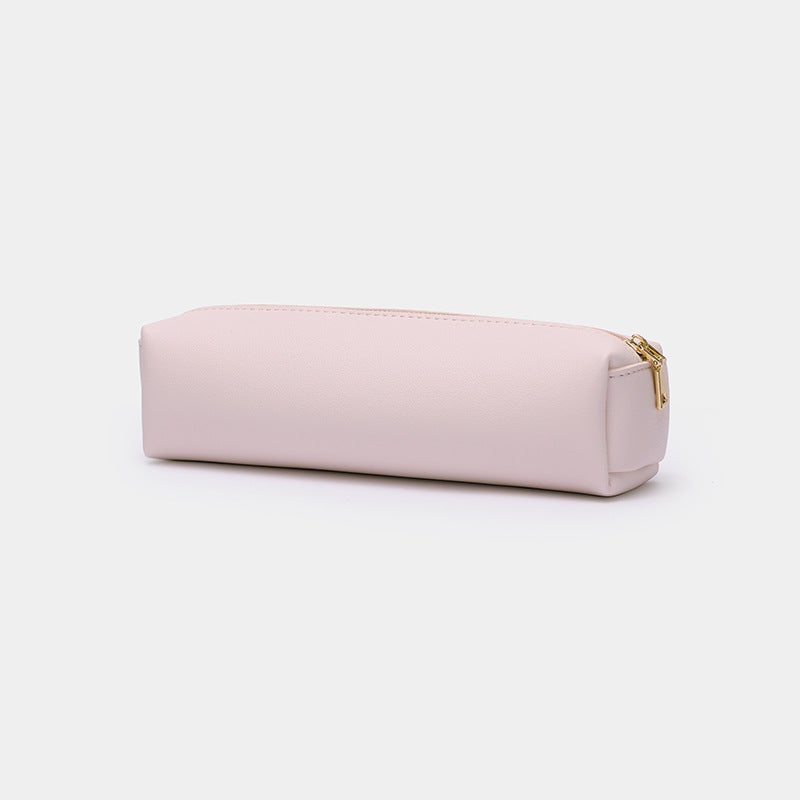 Art Student Pencil Bag Stationery Box Portable Cosmetics Bag Long Pencil Bag Pu Leather Large Capacity Makeup Brush Bag - Image 1