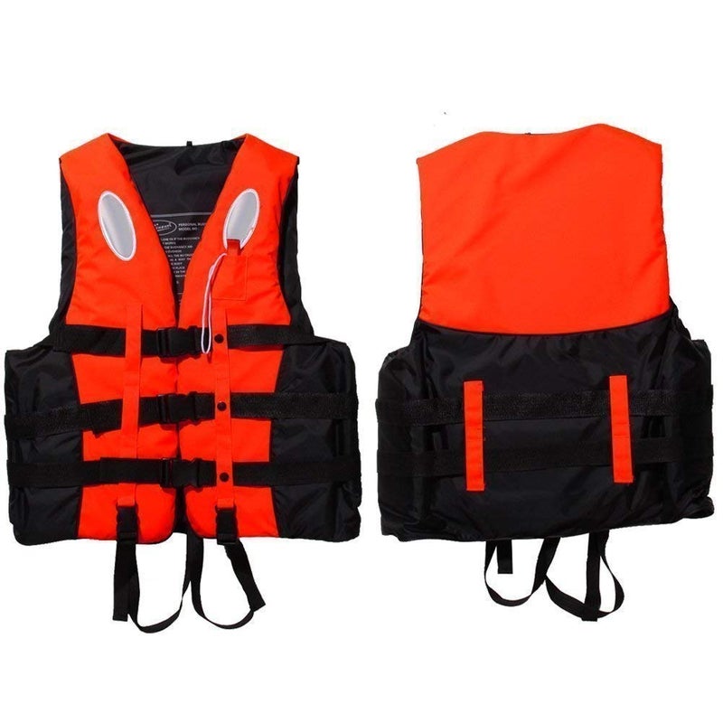 Tray Safety Life Jacket for Swimming Superlite Vest Water Sports Life Saving Jacket Weight Capacity Upto 120 kg-(Orange) - Image 2
